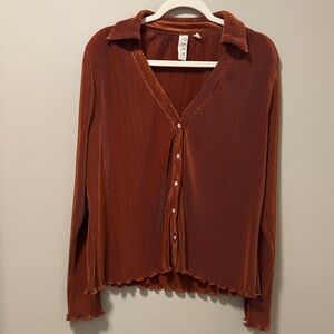 Dolan Rust Button-Down Women's Shirt